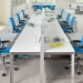 Steelcase Frame One Bench System, 2x8 Seats, 16 Total